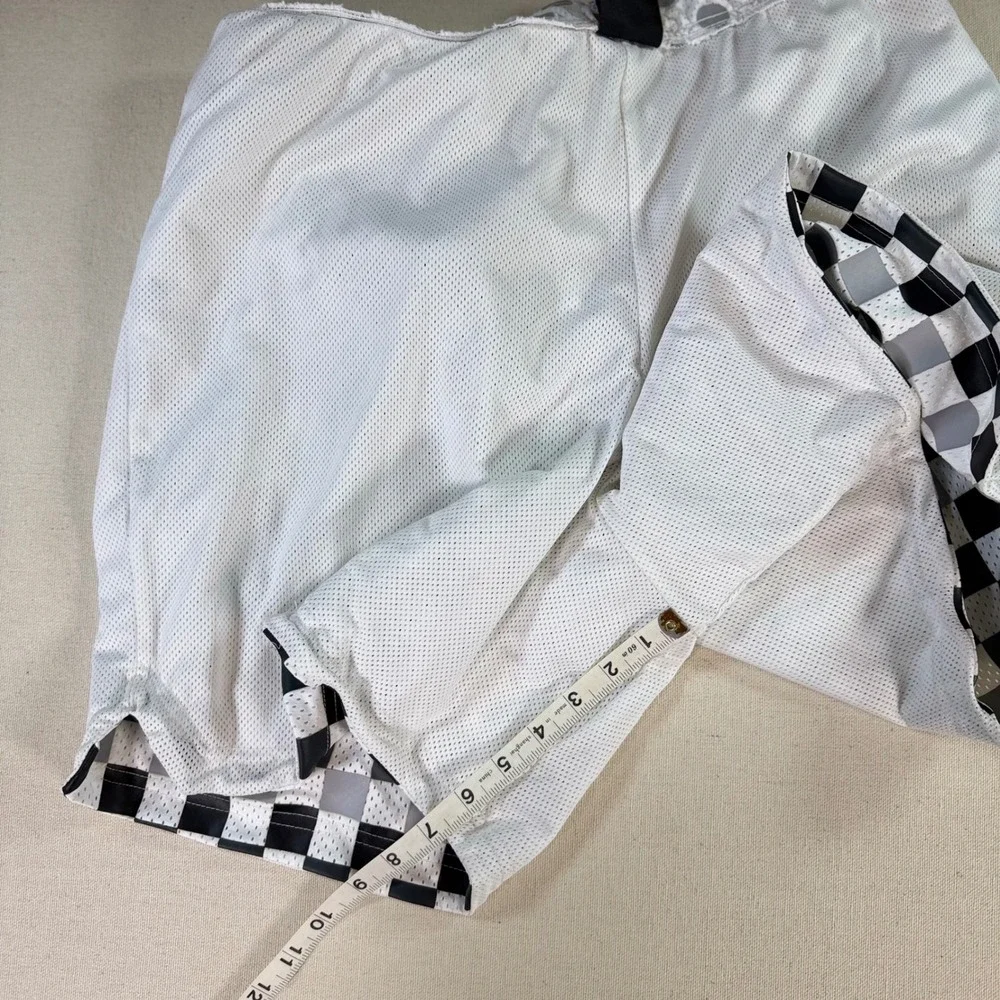 Jordan Nike Air Mens Shorts XL Checkerboard Polka Dot White Black Heavy Weight